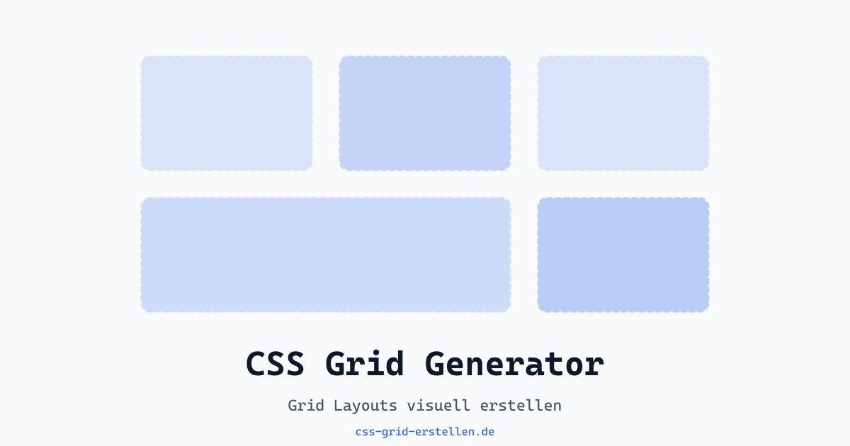 CSS Grid Generator: Grid Layout erstellen | kostenlos